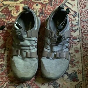 Merrell Women’s Gray and Brown Zeolite Serge Trail/Athletic Shoes